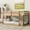 Natural, variant on Alvantor Wooden Bunk Bed Twin over Twin Floor Bunk Bed with Safety Rail, Ladder for Children Boys Girls Natural