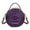 Purple, variant on MKF Collection Ynnari Women Crossbody Croc-Embossed Round Chic Handbag Top Handle by Mia K - Orange
