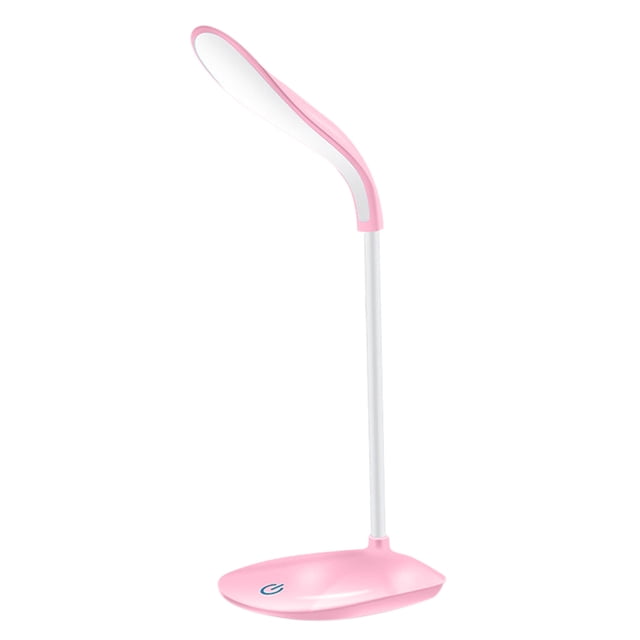 Riwcyla Rechargeable Desk Portable USB Charging & ,in 360° Flexible Hose Reading Students Soft Eye,Caring Touching Control Table