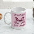 thumbnail image 4 of CafePress - World's Best Great Grandma (Butterfly) Mug - 11 oz Ceramic Mug - Novelty Coffee Tea Cup, 4 of 6