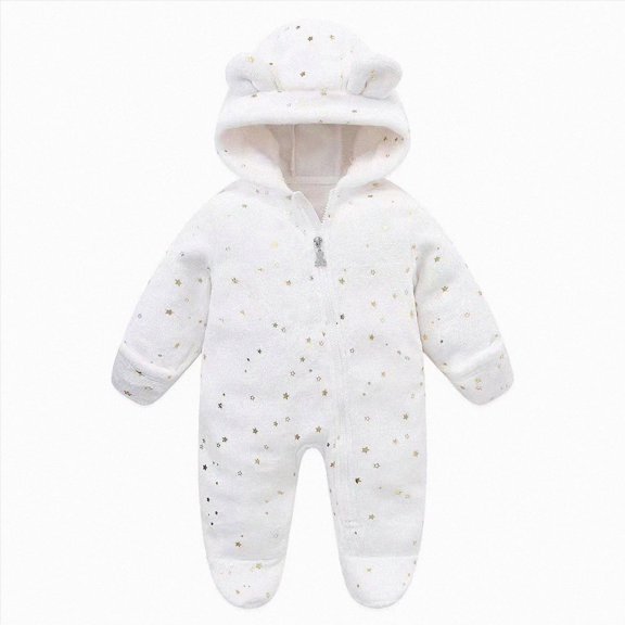 HCNTES Baby Boy Winter Clothes Baby Outerwear Boy Outfits Bunting Onesie Cartoon Warm Hooded Clothes