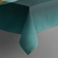 thumbnail image 3 of Teal Marble Gold Wave Pattern Rectangle Tablecloth 60"x84",Waterproof Polyester Rectangle Table Cloth, Wipeable Spillproof Polyester Tablecloth for Dining, Camping, Indoor and Outdoor, 3 of 5
