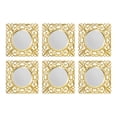 thumbnail image 6 of Stackable Mirror Chargers Set, Anti-Heat Dinner Plates, Easy-Clean Acrylic Decor for Holiday Parties, 6 of 16