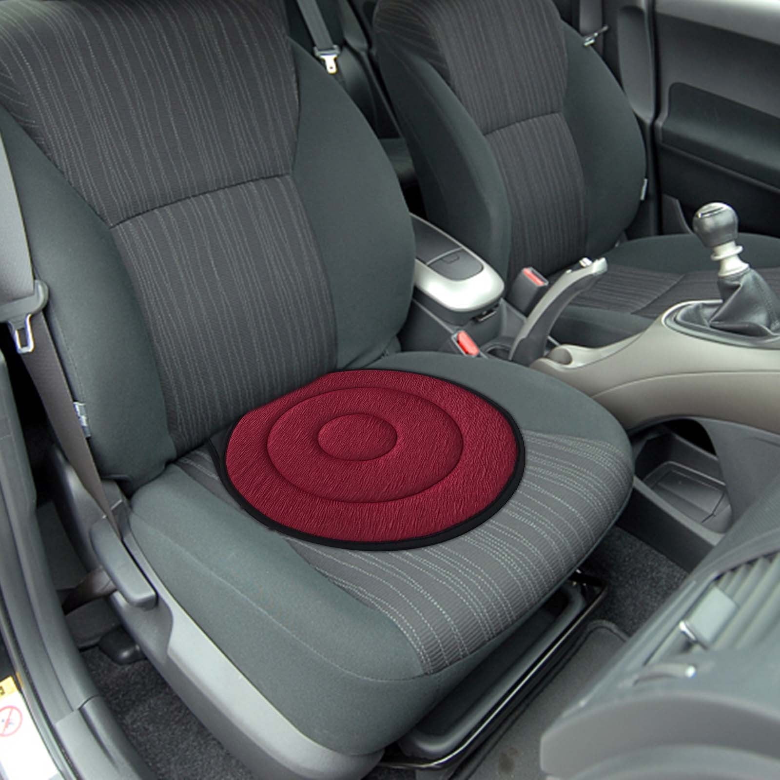 Japceit 360 Rotating Seat Cushion Car Seat Rotating Revolving Cushion Memory Swivel Foam Mobility Aid Seat