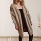 thumbnail image 1 of Puntoco Moda Mujer Casual V-Cuello Manga Larga Suéter Cardigan Blusa Tops Puntoco Puntoco-1, 1 of 6