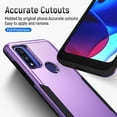 thumbnail image 2 of for Moto G Pure Case,Moto G Play 2023 Case,Moto G Power 2022 Case,with Screen Protector,[Military Grade Drop Tested] Heavy-Duty Tough Rugged Shockproof Protective Case for Motorola G Pure (Purple, 2 of 6