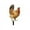 A, variant on Steadline Acrylic Double Sided Chicken Yard Art with Ground Stake for Outdoor Garden Decoration Weather Resistant Animal Figure Courtyard Landscape Enhancement Easy Installation