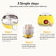 thumbnail image 2 of Rapid Egg Cooker: 7 Huevos Capacidad Hervidor Eléctrico para Huevos para Huevos Hervidos, Escalfados, Revueltos o en Tortilla con Apagado Automático - Rosa, 2 of 4