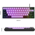 thumbnail image 3 of MageGee Mini Gaming Keyboard, 60% Percent Keyboard, 61 Keys Mechanical Feel, Compact RGB Backlit, 3 of 8