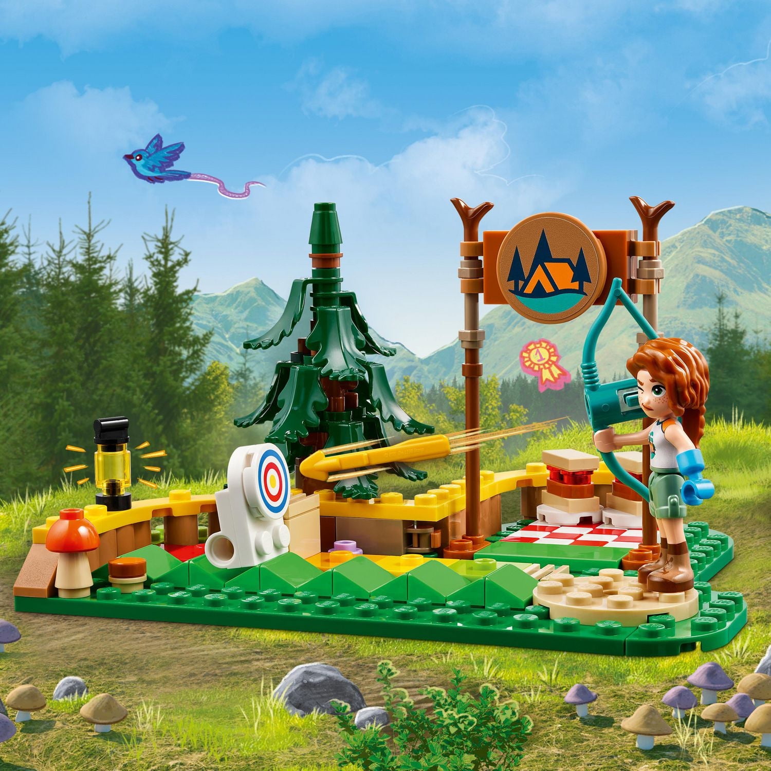 LEGO Friends La station de tir à l’arc du camp d’aventure 42622 Ensemble de construction (157 pièces)