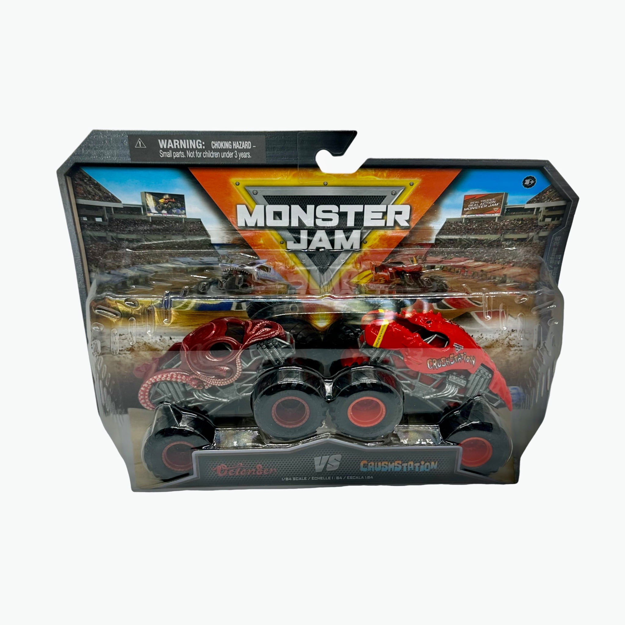 Monster Jam Series 25 Octon8er vs Crushstation Trucks 1:64 scale 2