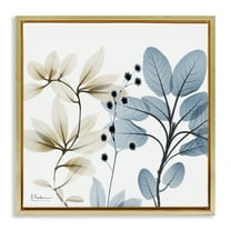 Stupell Industries Modern Herb Sprigs Botanical & Floral Painting Gold Floater Framed Canvas Art Print Wall Art, 25 x 25