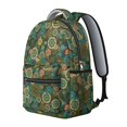 thumbnail image 2 of Pioneer Flower Floral Print Pattern Backpack for School, Cute School Bag with Adjustable Shoulder Straps and Padded Back, 15.3"x11"x7.1", 2 of 2