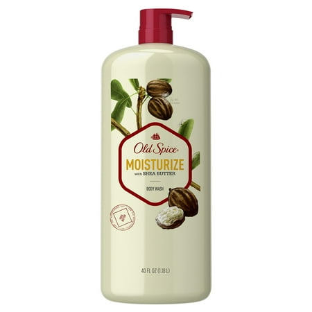 Old Spice Body Wash for Men Moisturize with Shea Butter (40 Fluid Ounce)