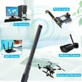 HLJHKJWM Enhanced Dual Band RPSMA Male WiFi Omnidirectional Antenna