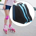 thumbnail image 6 of Roller Skates Bag, Inline Skates Bag, Skating Shoes Bag Roller Skate Carrier, Adults Skates Storage Bag Adjustable Strap Blue, 6 of 10