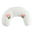 thumbnail image 3 of 2 Uds. Almohada Bonita para Gatos Esponjosa Reposacabezas Pequeños en Forma U () Blanco, 3 of 5