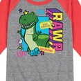 thumbnail image 3 of Toy Story 4 - Rex Graphic - Toddler & Youth Raglan Graphic T-Shirt, 3 of 6