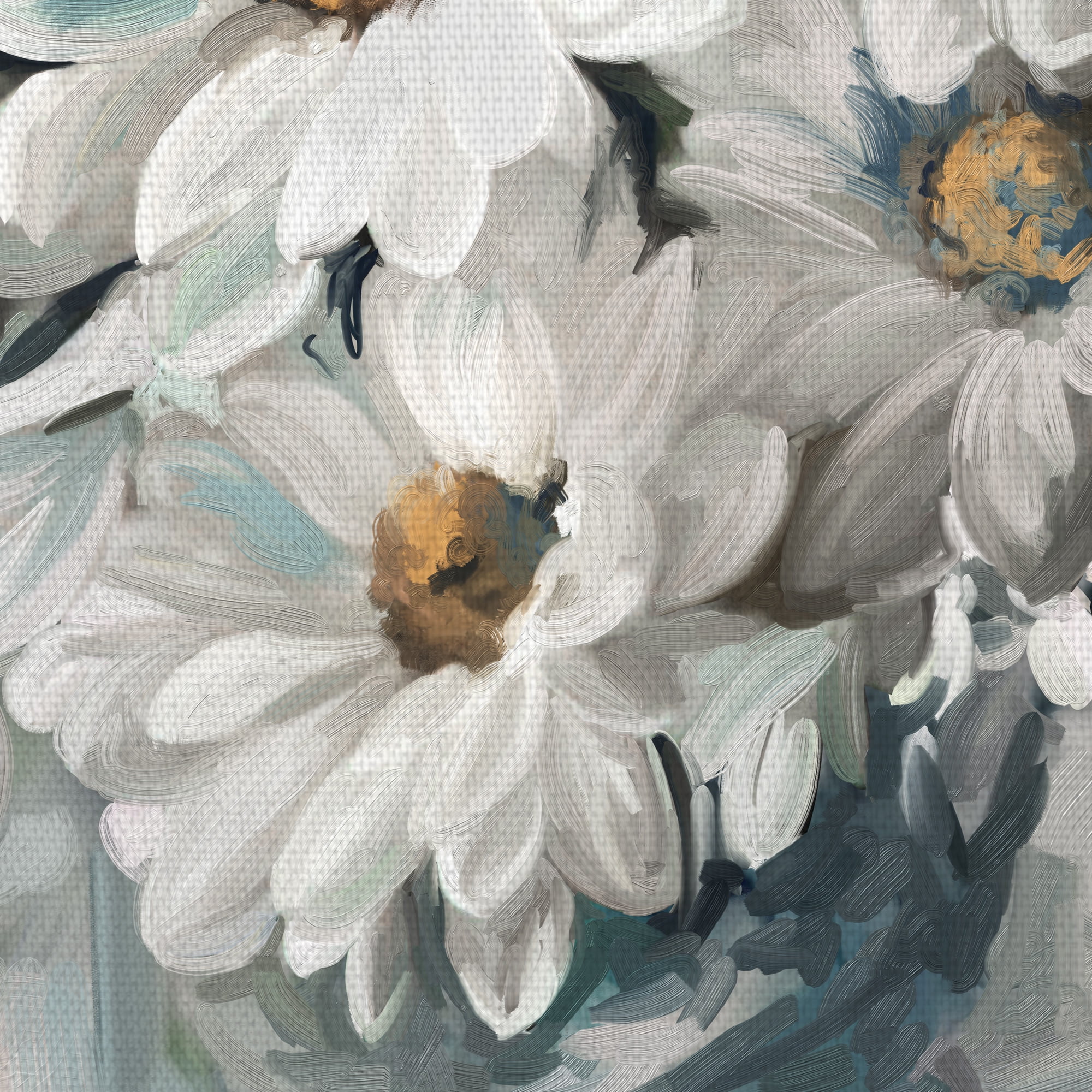Masterpiece Art Gallery Mason Jar Bouquet II By Studio Arts Canvas Art Print 30" x 40"