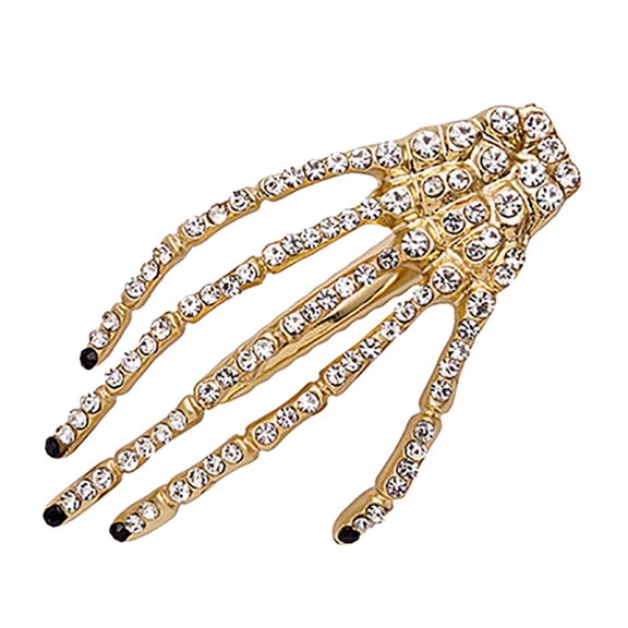 Hair Claw Clip Fashion New Women Double Hair Pin Clips Barrette Comb Hairpin Hair Accessories (Black )