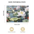 thumbnail image 3 of Nawypu  Floral Wall Art for Living Room, White Lotus Flower Canvas Wall Decor for Bedroom, Watercolor Plant Print Painting Decoration,, 3 of 6