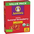 thumbnail image 2 of Annie's Homegrown Organic Bunny Fruit Snacks Summer Strawberry - 22 Pouches Pack of 2, 2 of 2