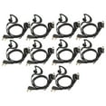 thumbnail image 2 of Auricular de radio bidireccional Universal K Head 2 pines Galvanoplastia Walkie Talkie Auriculares con micrófono Juego de 10 piezas, 2 of 5