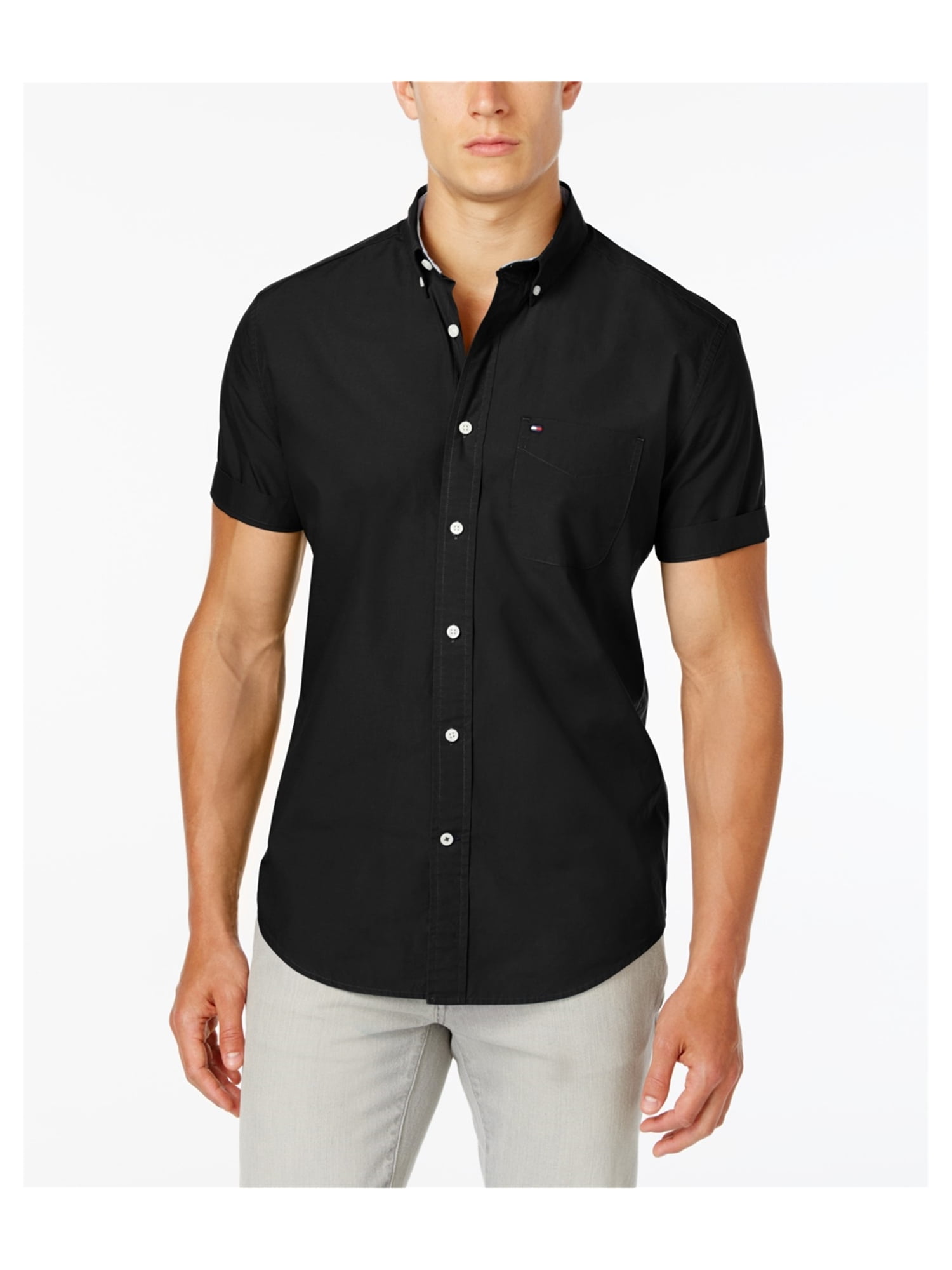 Tommy Hilfiger Mens Maxwell SS Button 