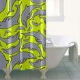thumbnail image 5 of Shark Shower Curtain - Tropical Marine Life print Art, Water-Resistant Washable Fabric Bathroom Set with 12 Hooks,36x72in, 5 of 5