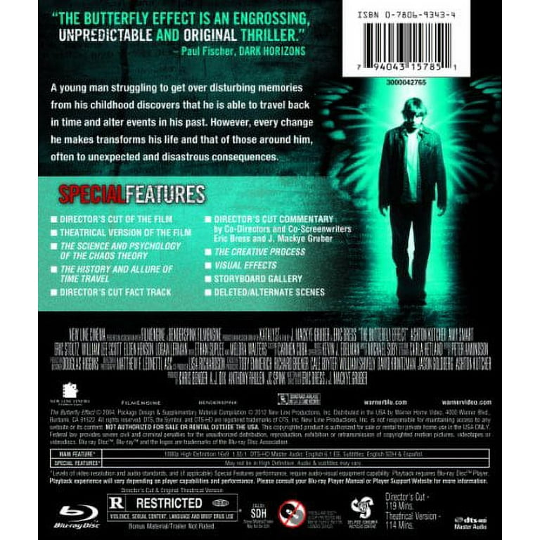 The Butterfly Effect [Blu-ray] - Walmart.com