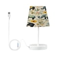 thumbnail image 7 of Table Lamp Small 5.9x10.8 Inches Table Lamps Night Light Tools & Home Improvement Bedroom Lamp Guest Room Lamp Study Lamp Office Lamp Green Elephant Pattern, 7 of 7