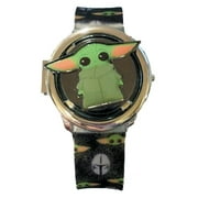 Star Wars "The Child" LCD Flip Top Spinner Watch - MNL4022WM