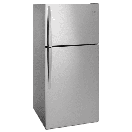 Whirlpool - 18.3 Cu. Ft. Top-Freezer Refrigerator - Stainless steel