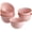 Blush, variant on PETGLE Vintage Embossed Plastic Dinner Plates for Party - 10 PC - Heavy Duty Disposable Dinner Set - 10.75” - Fine China Look Dishes - Perfect for celebrations & Events - White