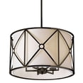 thumbnail image 3 of Dainolite 6 Light Flush-Mount Metal Cage - Vintage Oiled Bronze, 3 of 3