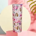 thumbnail image 4 of Basset Hound Insulated Tumbler - 20oz Travel Mug with 3D-Printed Dog Patterns & Vintage Florals - Perfect Gift for Dog Lovers, 4 of 6