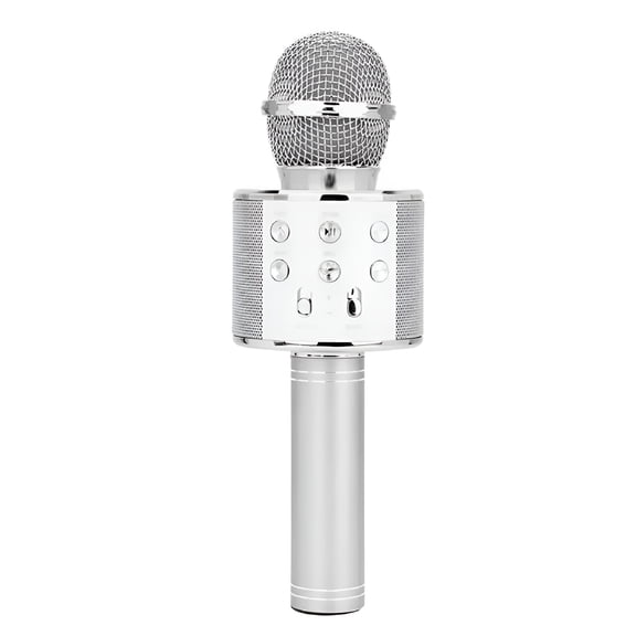 GJX Wireless Bluetooth Singing Microphone Handheld Smartphone Speaker Mic for Home KTV Outdoor Party