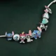 thumbnail image 5 of Pulsera con dijes de Stitch de Disney, pulsera inspirada en la caricatura de Lilo y Stitch, pulsera con cuentas colgantes de Stitch para mujer, regalos de joyería, 5 of 6