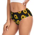 thumbnail image 2 of Fotbe Sunflowers Calzones Estampados para Mujer – Ropa Interior de Algodón, Cómoda, Suave y Elástica-3X-Large, 2 of 6