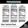 thumbnail image 5 of POWERADE Variety Pack Sports Drink Bottles, 12 fl oz, 18 Pack, 5 of 12