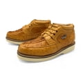 thumbnail image 5 of The Western Shops Mens Embossed Crocodile Ostrich Print Leather Lace Up Shoe, 5 of 6