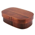 thumbnail image 3 of Vintage Wooden Lunch Containers Box Wood Bento Boxes  & Healthy, Removable Separator,  Polished , Exquisite Design  Portable for Picnic and Working Lunch, 3 of 8
