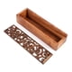 thumbnail image 4 of Caja de Madera Amonsee Estuche de Lápices Organizador de Almacenamiento Tipo 1 Hierba Espiral, 4 of 7