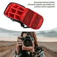 thumbnail image 3 of Travel Photo Backpack, Portable Easy Access Camera Backpack Versatile EVA with Soft Handle for Photographer for Hiking, 3 of 7