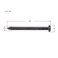 thumbnail image 3 of 8-Pack Black Iron Guitar/Bass Pickup Height Adjustment Screws with Spring - 2.5mm Thread Diameter, 26mm Length, Pointed Tip - Durable Replacement Hardware for Pickup Height Regulation, Suitable for, 3 of 4