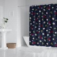 thumbnail image 2 of Pioneer Flower Floral Print Pattern Shower Curtain 72"x72" ,Bathroom Decorative Shower Curtains Set with 12 Hooks,Modern Waterproof Washable Shower Curtain, 2 of 6