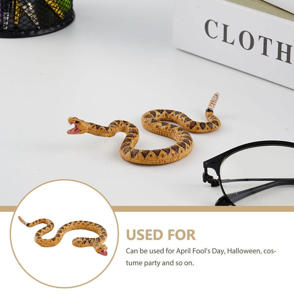 Realistic Rubber Fake Snake Garden Props Halloween Prank Scary Snake Toys S6D3S G8Z3