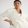 thumbnail image 4 of Jeans Sofia Femmes et Femmes et Blazer en Lin Mélangé à Double Poitrine XS-5X, 4 of 6
