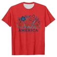 thumbnail image 5 of ibiyuan 250 Anniversary Usa Shirt T Shirts for Women Loose Fit Crew Neck 250 Anniversary Usa Flag Casual Short Sleeve Independence Day Womens Shirts Workout Tops for Women, 5 of 5