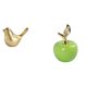 thumbnail image 1 of Figura de pájaro dorado y estatua de fruta para decorar el hogar, la oficina, la sala de estar, la cafetería, y las vacaciones., 1 of 8